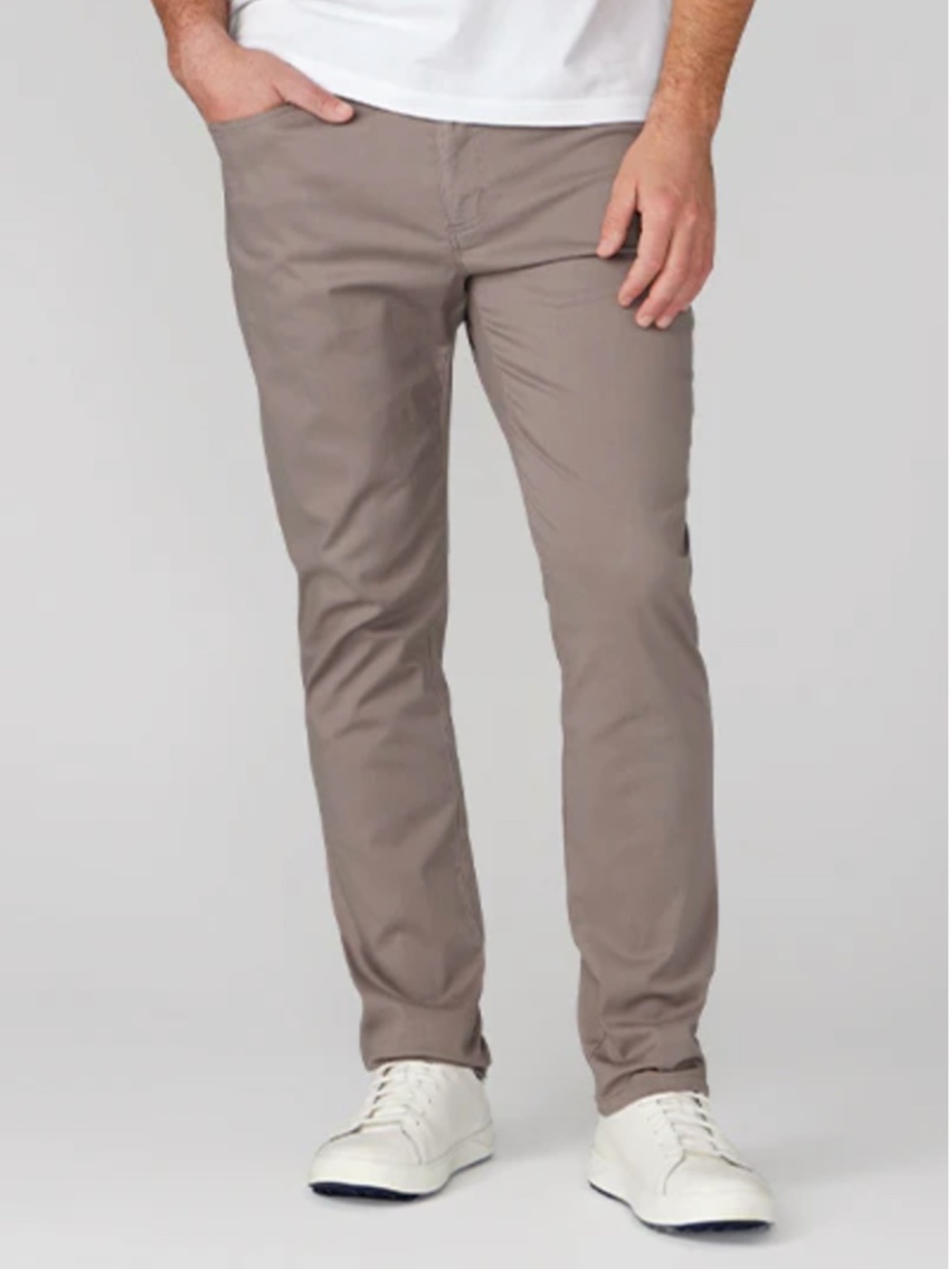 Linksoul Heritage Twill 5-Pocket Pant Felten Slim size 34/32 in Mushroom